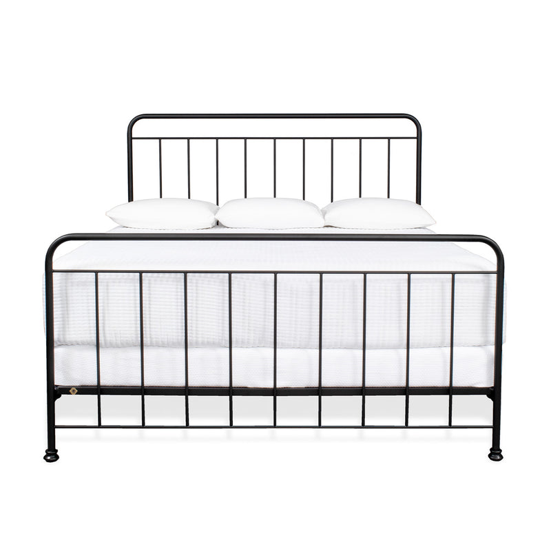 Picket Fence without Castings in Flat Black Finish, King Frame