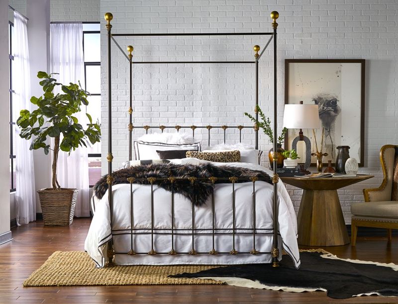 How to Style a Brass Bed