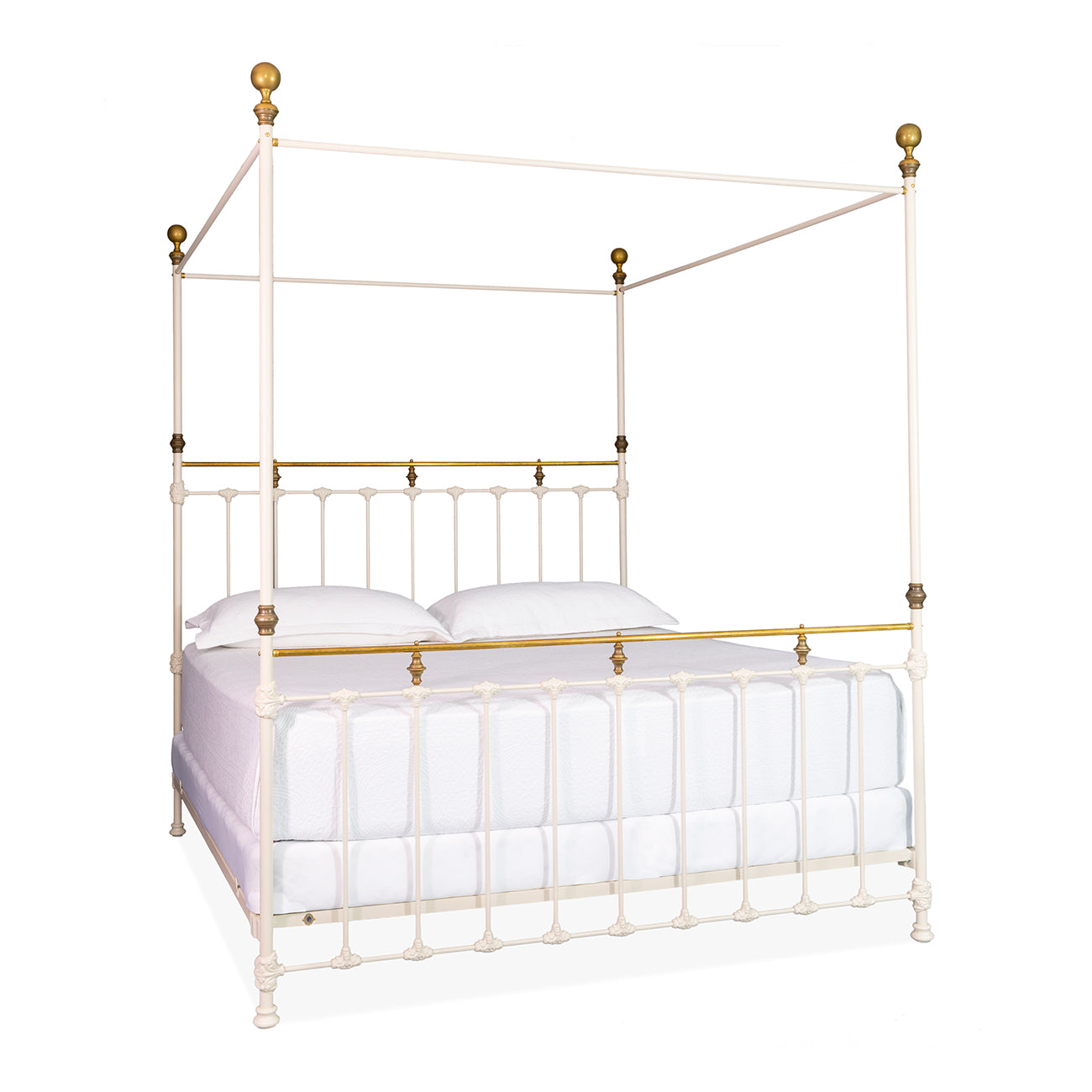 Excelsior Iron and Brass Bed – Brass Beds of Virginia