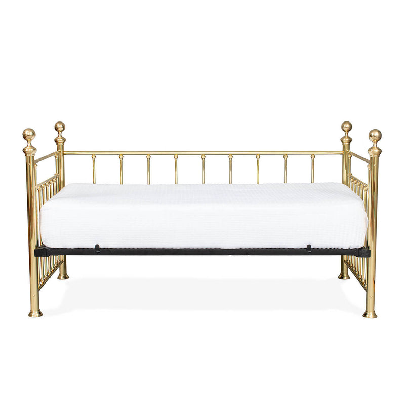 Boulevard Brass Daybed in Polished Brass Finish