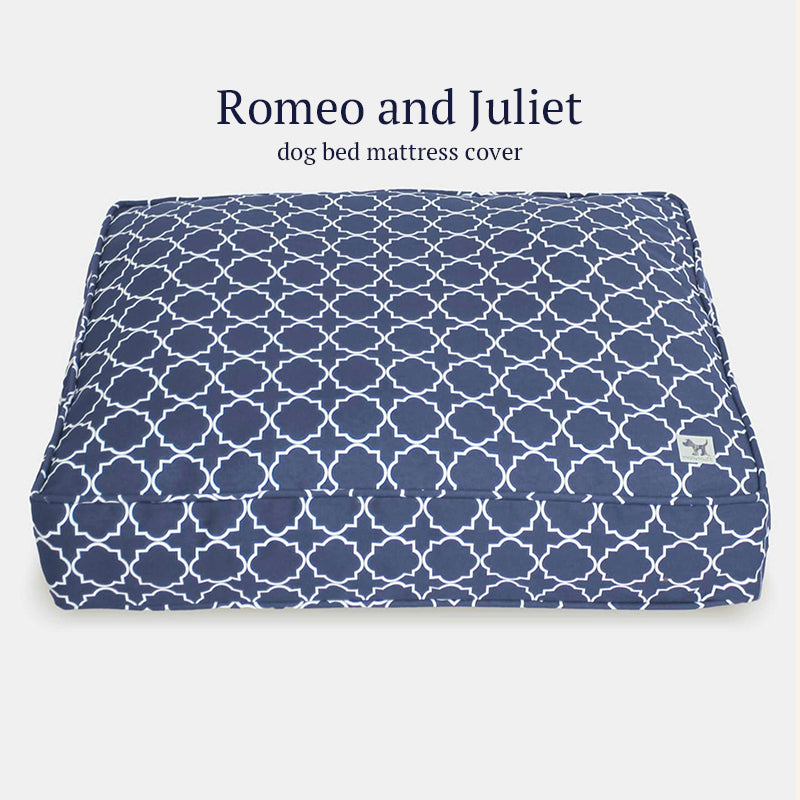 Romeo and Juliet - dog bed mattress cover